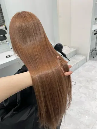 セミロング 髪質改善/ハイトーン /新宿/Takutoのヘアスタイル