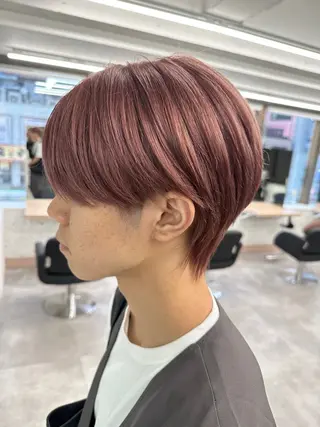 ショート 💚透明感カラー💚 ♻️本間♻️のヘアスタイル