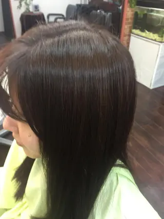 ロング カラー 桧山 真のヘアスタイル