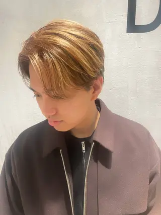 ショート カラー メンズ メンズNO.1口コミ 高評価🟡三澤拓海✅のヘアスタイル