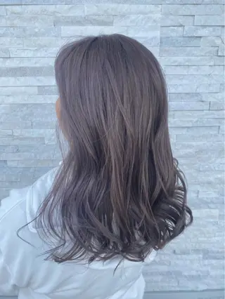 セミロング カラー 美容室 ソンリエのヘアスタイル