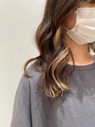 ミディアム 透明感カラー♡ Mahoのヘアスタイル