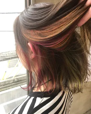 ミディアム 岡本 一平のヘアスタイル