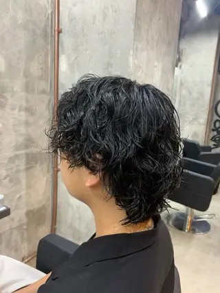 パーマ メンズ ⚡️メンズパーマ特化 mens支持◎/忠地のヘアスタイル