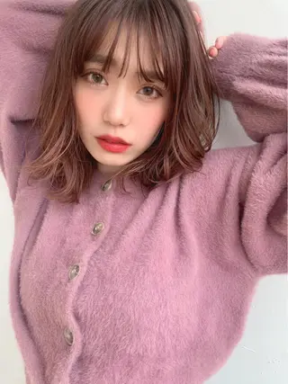 ミディアム 中園 祥吾のヘアスタイル