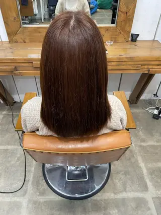 ロング カラー 松田 恋のヘアスタイル