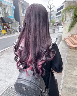 ロング カラー 🎀ぷる艶ガーリー♡ サアヤ🐇♡のヘアスタイル
