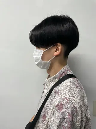 ショート カラー パーマ ヘアアレンジ メンズ キッズ ネイル マツエク・マツパ スパイキー/フェザー /波巻き/かいとのヘアスタイル