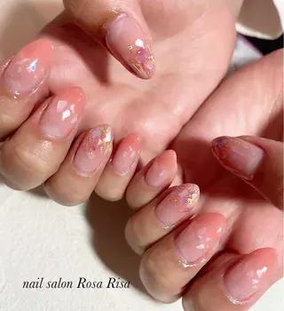 セミロング ネイル ネイルスタジオ シェイクユアハンズのネイルデザイン