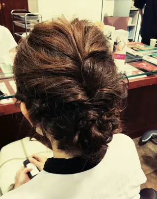 ヘアアレンジ 嶋村 望美のヘアスタイル