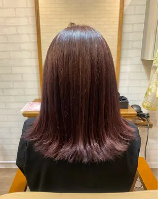 ミディアム カラー Aujuaソムリエ 🎨‎♡HARUのヘアスタイル