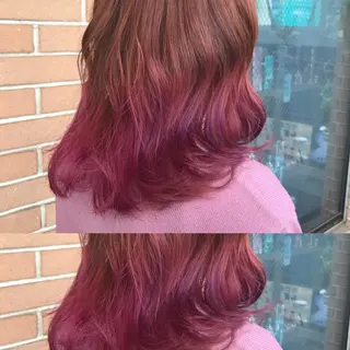 ミディアム カラー パーマ ヘアアレンジ マツエク・マツパ サロンドミルク 原宿のヘアスタイル