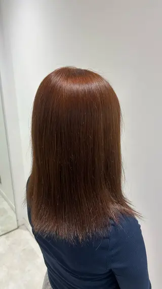 ロング 艶感🫧×暖色カラー 特化🍒きののヘアスタイル