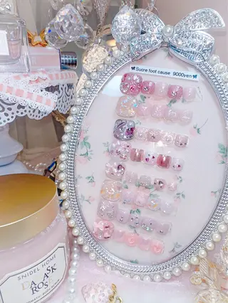 ネイル ワンホン、かわいい系 🎀ななみのネイルデザイン