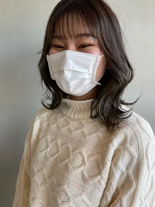 ミディアム tuna   トゥナ所属・藤川 暖士のヘアスタイル