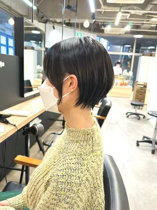 ショート 🌈ショートボブ⚪︎ 暖色🌈村山武史のヘアスタイル