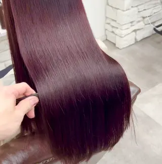 ロング カラー 天王寺髪質改善なら よしみさん✨のヘアスタイル