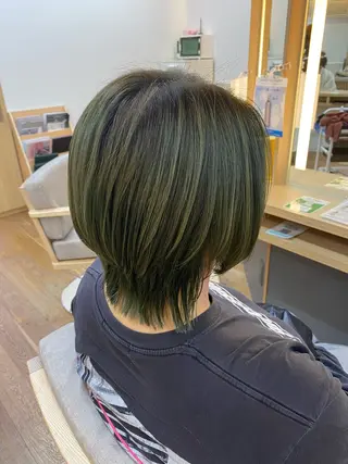 ショート カラー ヘアアレンジ 韓国ヘア sasugaのヘアスタイル