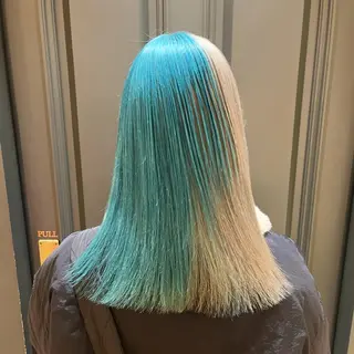 セミロング カラー CLEOhair RYOHEIのヘアスタイル