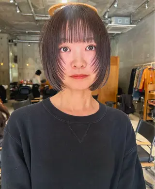 ミディアム 柔らかいオリーブ🍃 カラーNatsumiのヘアスタイル