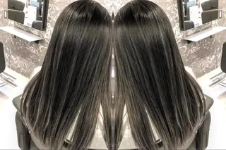 セミロング カラー ヘアアレンジ アンドウ ユウ/ レイヤーカット/韓国のヘアスタイル