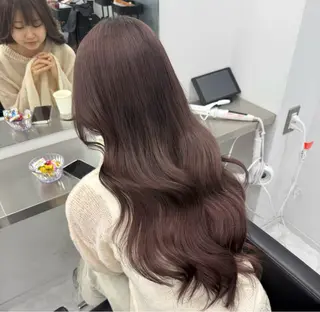 セミロング NEWONE所属・beige🧸 pink🎀のヘアスタイル