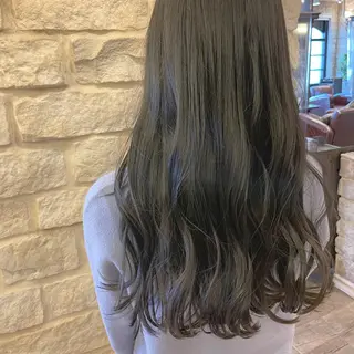 ロング カラー 星野 茉由のヘアスタイル