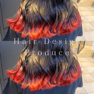 カラー seina🩰 ブリーチ/ヘアセットのヘアスタイル