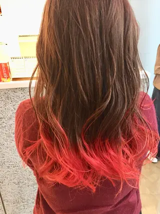 セミロング 所渉/韓国レイヤー /ウルフカットのヘアスタイル