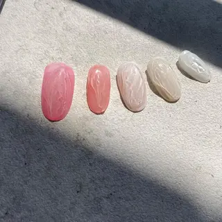 ショート カラー パーマ ヘアアレンジ メンズ キッズ ネイル マツエク・マツパ アイブロウ 今福鶴見ネイル 8(ｴｲﾄ)のネイルデザイン