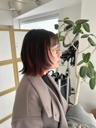 カラー 🍓似合わせカット× パーマ／矢木🍓のヘアスタイル