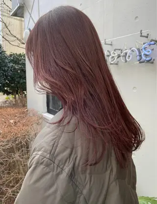 セミロング カラー SALOWIN下北沢所属・hazuki 🌝のヘアスタイル