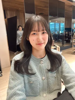 ロング 🎀大竹美侑/顔まわ りカット/レイヤーのヘアスタイル