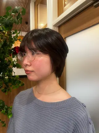 ミディアム カラー トーンアップ🦢 ユメのヘアスタイル