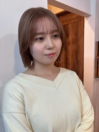 ショート ウシロダ メグミ ／ボブ／透明感カラーのヘアスタイル