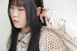 カラー 束感まつぱ🥑🤍 NATUKI🤍のマツエク・マツパデザイン