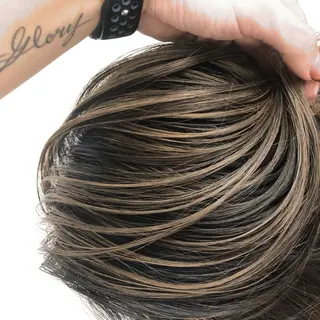 ショート カラー ヘアアレンジ アンドウ ユウ/ レイヤーカット/韓国のヘアスタイル