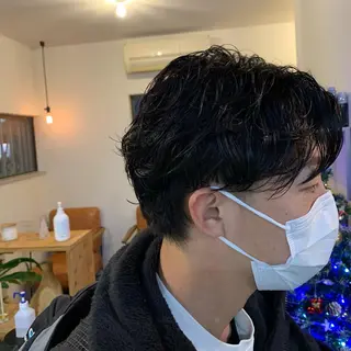 パーマ メンズ 物井 南帆 （ものいみほ）のヘアスタイル