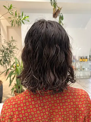 ミディアム パーマ ANY/須田 麻人/ハードパーマのヘアスタイル