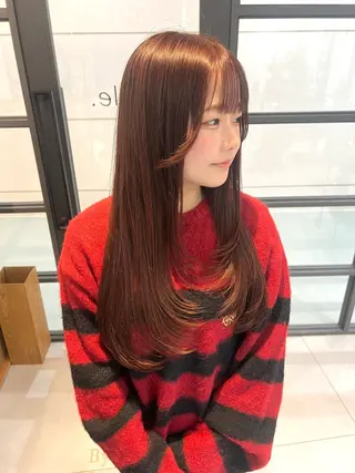 ロング カラー Neale. ユメのヘアスタイル