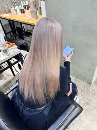 ロング カラー ヘアアレンジ 🥀モテ暖色× エクステ🥀あかりのヘアスタイル