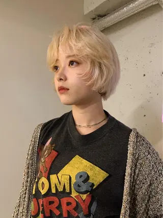 ショート カラー ハッシュカット/ MAYAのヘアスタイル