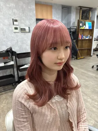 カラー La fith hair ray 札幌店所属・顔まわり/W カラー/リョウのヘアスタイル