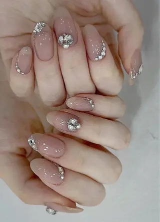 ネイル 花花 ネイルサロンのネイルデザイン