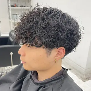 ショート パーマ メンズ 【柏メンズパーマ職人 】店長　KAZUMAのヘアスタイル