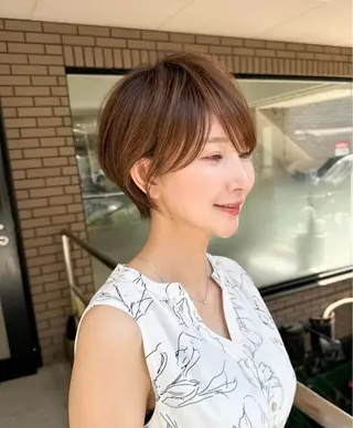 ショート カラー atsuki ショート特化のヘアスタイル