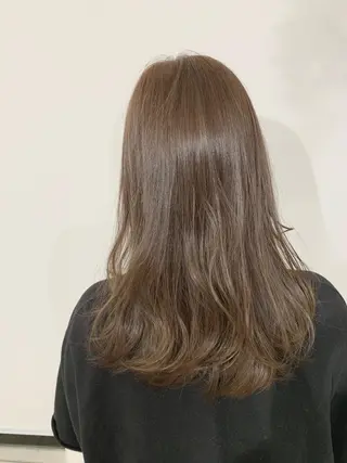 セミロング カラー パーマ ヘアアレンジ 加藤 綾華のヘアスタイル