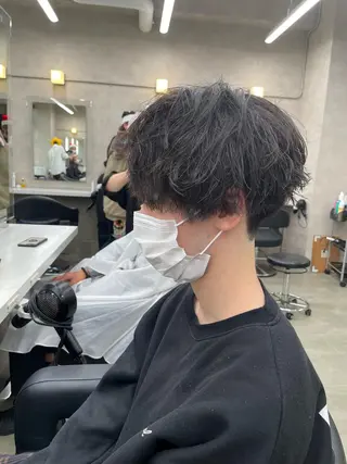 ショート カラー パーマ ヘアアレンジ メンズ 🔷横浜/メンズ TAKUMI🔷のヘアスタイル
