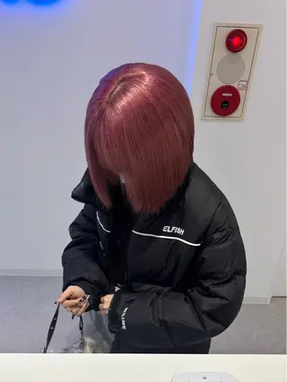 ミディアム カラー ユラ🪐 /ブリーチのヘアスタイル