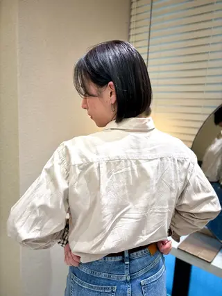 ショート カラー 🌼ボブ.暖色 🌼浅井 遥のヘアスタイル